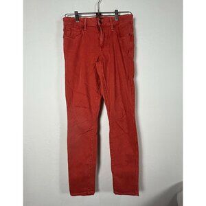 Genetic Los Angeles Womens Faded Red Daphne Skinny Fit Jeans Size 29 Low-Rise